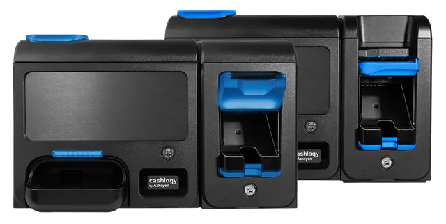 Gama de equipos Cashlogy para automatizar la gestión del efectivo
